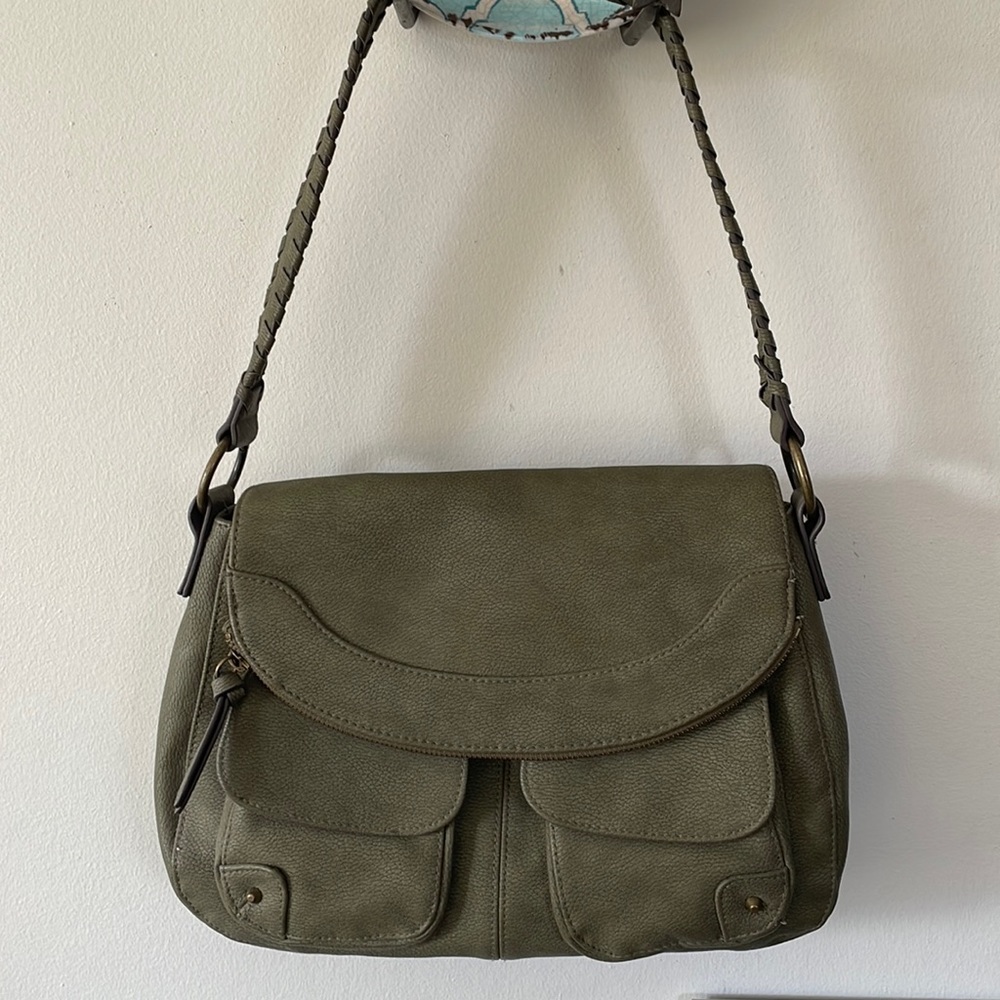 Sonoma olive green purse with shoulder strap